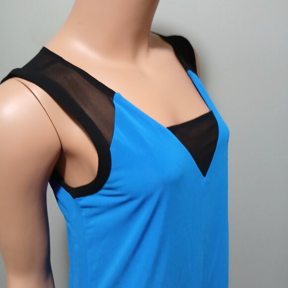 Sleeveless Dress Armani Exchange with Lining Washable Size Medium - Picture 7 of 16